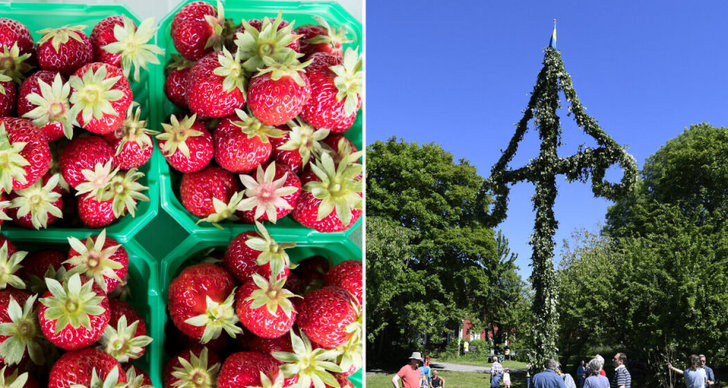 allmänt, Midsommar, midsommarafton, nyheter, Jordgubbar