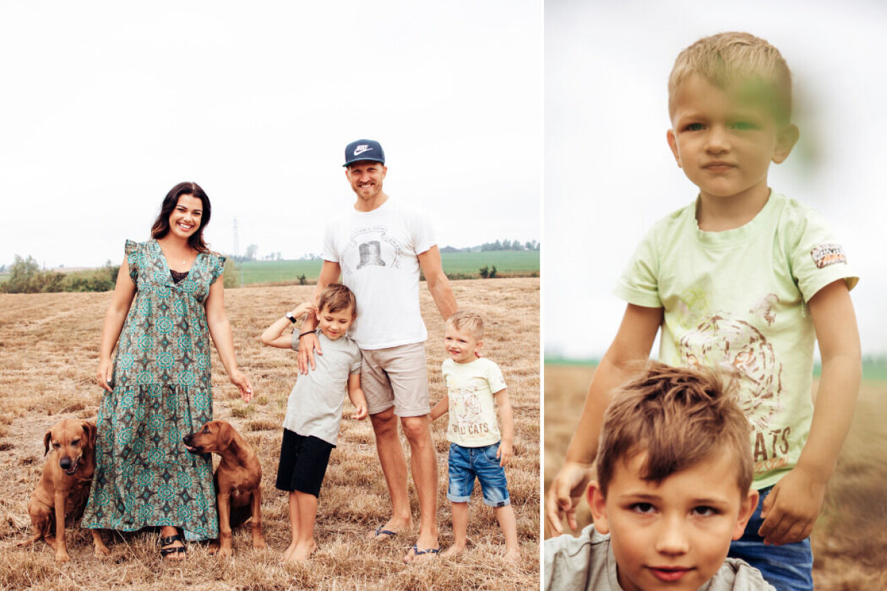 Carin har sönerna Theo och Max tillsammans med sin man, Niklas. Familjen har två hundar, Ridgie och Leia.