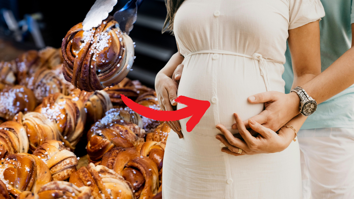 Kan man äta kanelbullar som gravid?