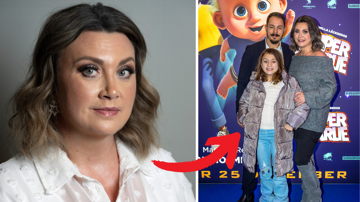 Camilla Läckberg visar upp privata stunden. 