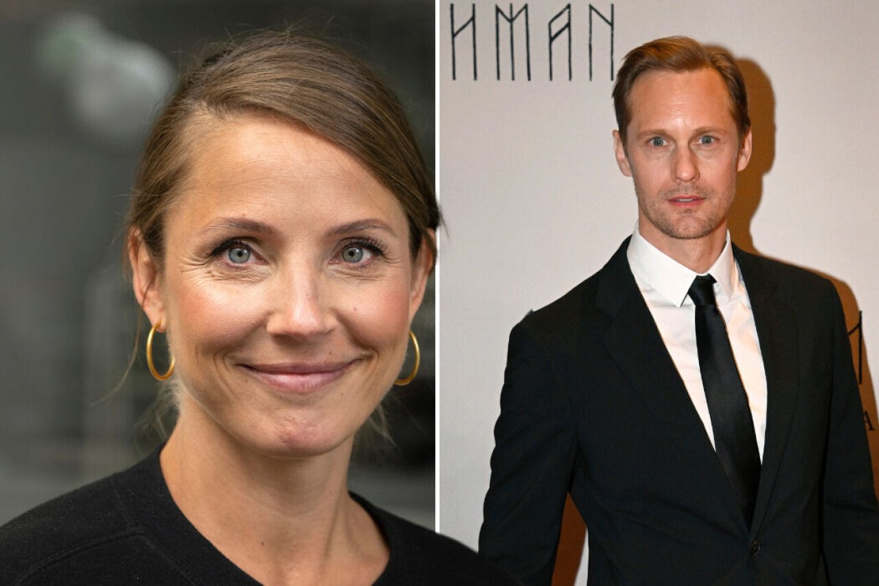 Tuva Novotny och Alexander Skarsgård.