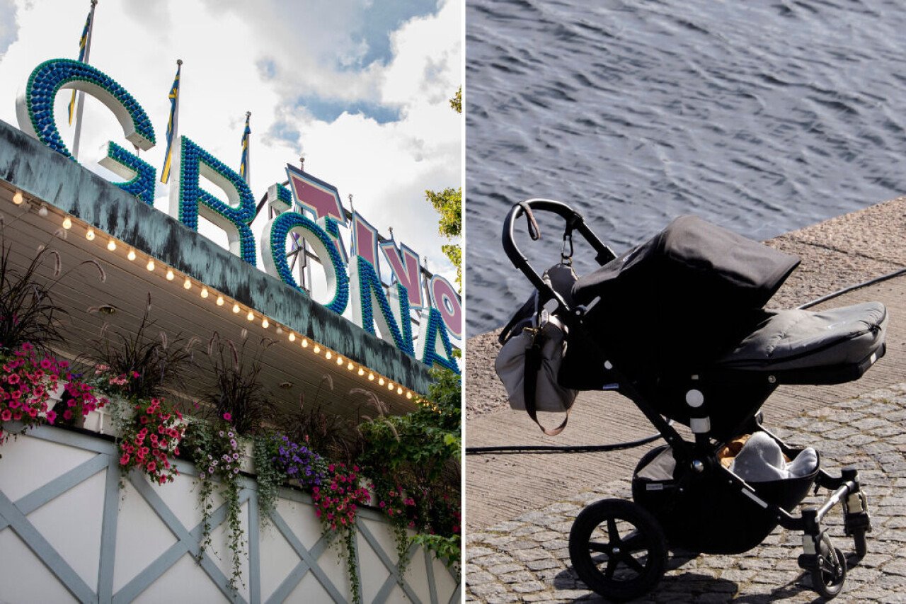 Ett barn i ettårsåldern hittades av ordningsvakter på Gröna Lund, något som skedde under tiden barnets föräldrar tog del av nöjesfältets olika attraktioner.