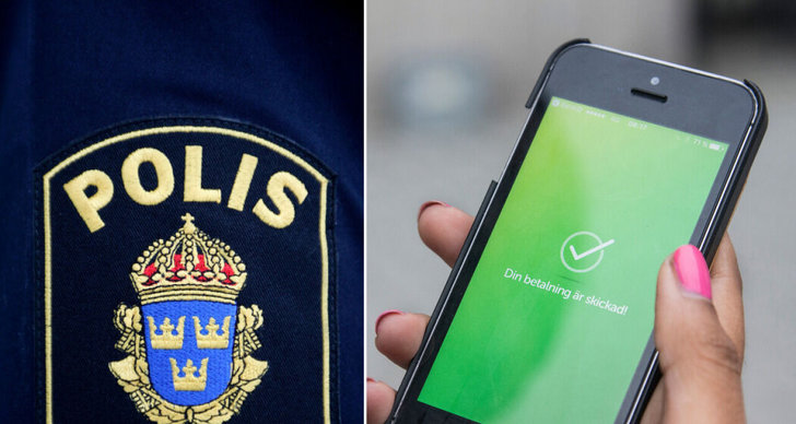 Swish, Polisen, nyheter, Bedrageri, allmänt