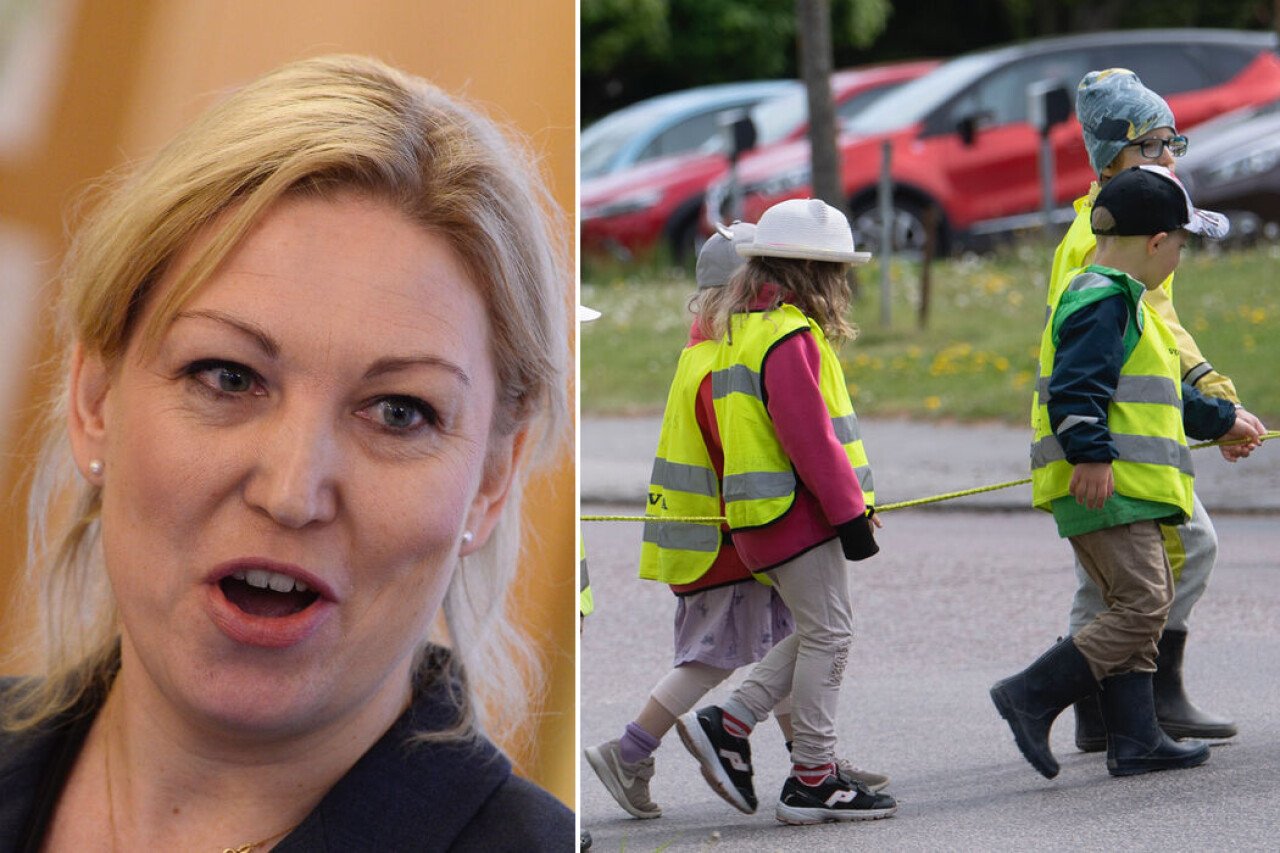 Lärarförbundets ordförande Johanna Jaara Åstrand riktar skarp kritik mot bristen av förskollärare.