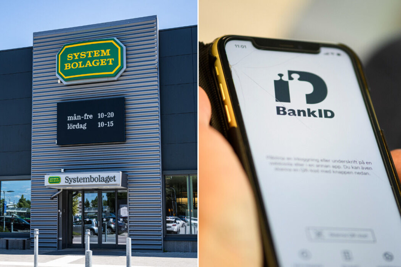 Systembolaget godkänner nu e-legitimation via bank-id vid köp i deras butiker.