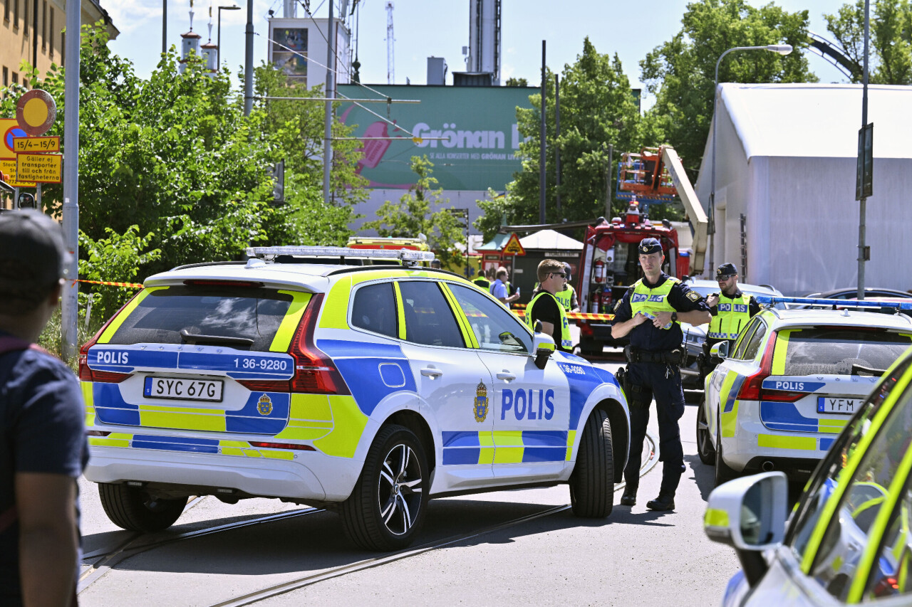 En olycka har inträffat i åkattraktionen Jetline på Gröna Lund på söndagen.